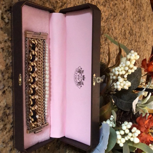 “ Juicy Couture “ Bracelet Multi links - Picture 1 of 8